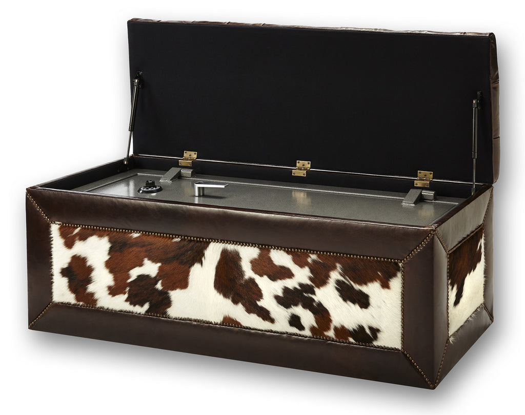 Tri-color Cowhide • Monte Cristo Cigar Frame • 1/2" Ft. Worth Nail