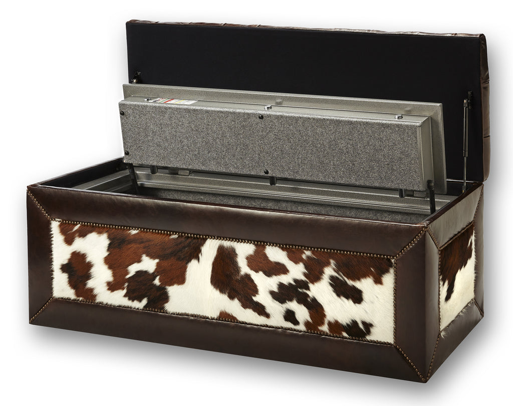 Tri-color Cowhide • Monte Cristo Cigar Frame • 1/2" Ft. Worth Nail