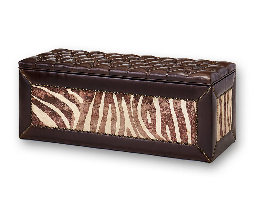 Zebra Acid Wash Inset • Monte Cristo Cigar Frame • 1/2" Ft. Worth Nail